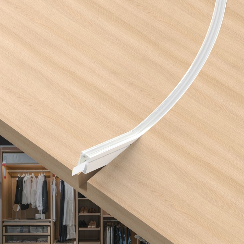 Tube néon flex carré pour ruban LED - Direct - D1220