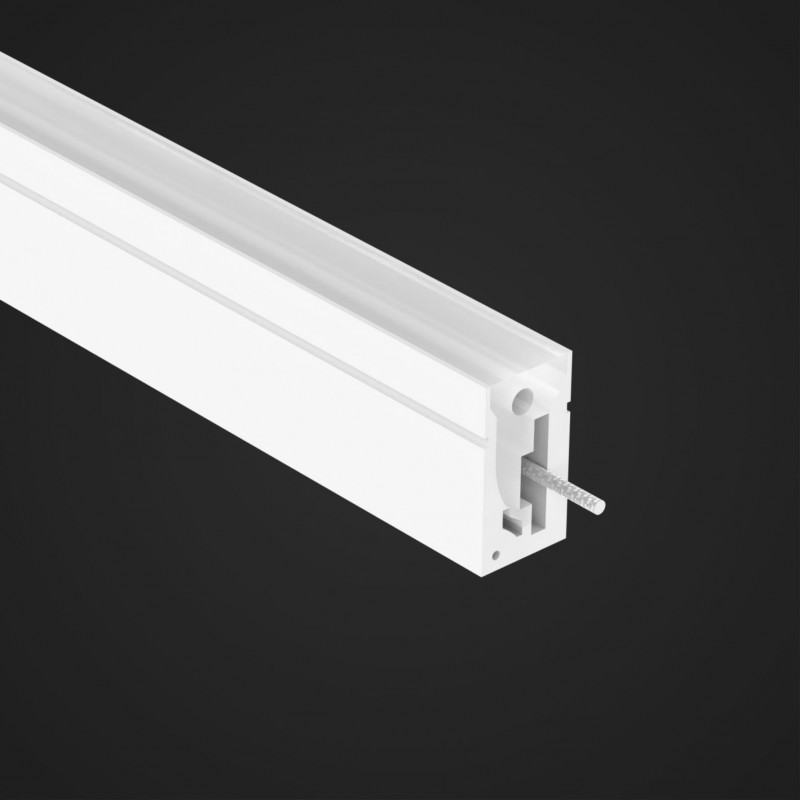 Tube néon flex large pour ruban LED - latéral – L1020