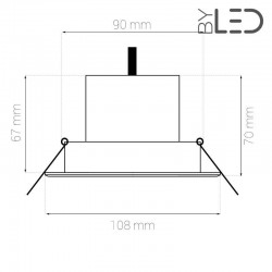 Spot LED encastrable orientable 5W - Focus 5