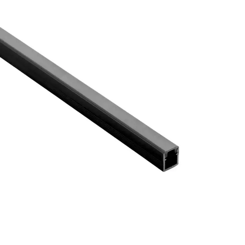 Profilé aluminium noir en applique pour ruban LED - C55