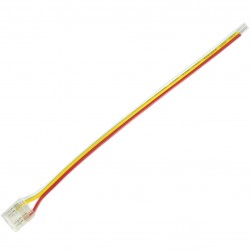Connecteur pour ruban LED CCT 10mm Clipx + câble 15 cm