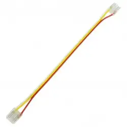 Jonction câblée pour ruban LED CCT 10mm Clipx + câble 15 cm + Clipx