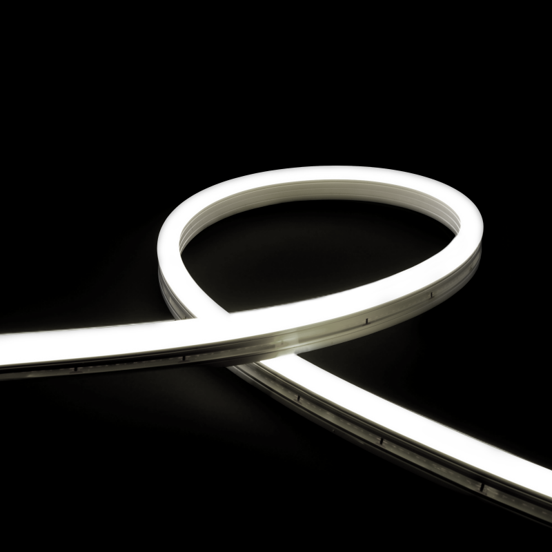 Néon flex avec ruban LED - 30 mètres - Latéral - 14W/m - 120 LED/m - IP68  - 24V - L1225