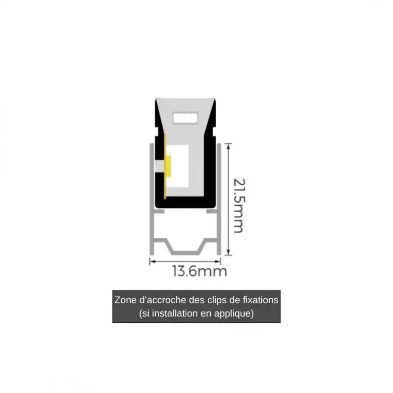 Néon flex avec ruban LED - 30 mètres - Latéral - 15W/m - 120 LED/m - IP68 - 24V - L1220