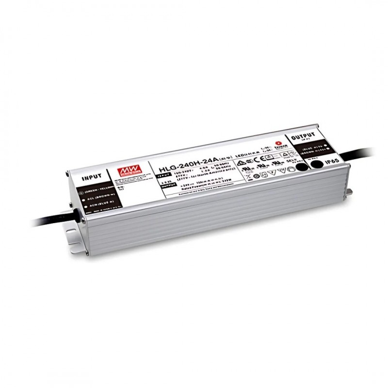 Alimentations étanches 24V MeanWell - Modèles de 150W à 600W - IP67 - Tension constante