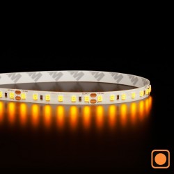 Ruban LED haute fidélité - 9,6W/m - IP20 - Ambré - 120 LED/m - 2835+ - 5m - 24V