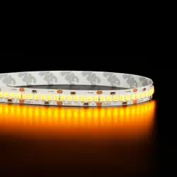 Ruban LED haute fidélité - 19,2W/m - IP20 - Ambré - 240 LED/m - 2835+ - 5m - 24V