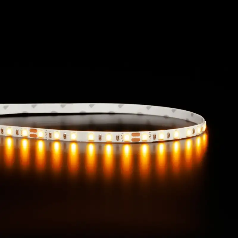 Ruban LED étroit haute fidélité IP20 - 14,4W/m - 120 LED/m - 2835E - 5m - 24V - Blanc