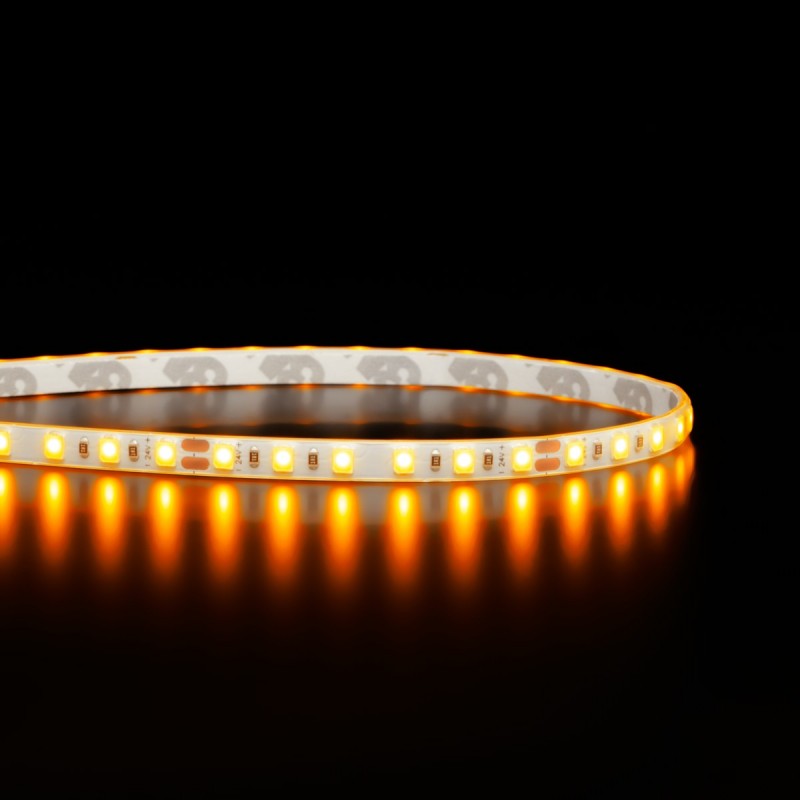 Ruban LED étroit haute fidélité IP65 - 4,8W/m - 120 LED/m - 2835E - 5m - 24V - Blanc
