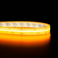 Ruban LED COB - 15W/m - IP68 - Blanc - 480 LED/m - 5m - 24V