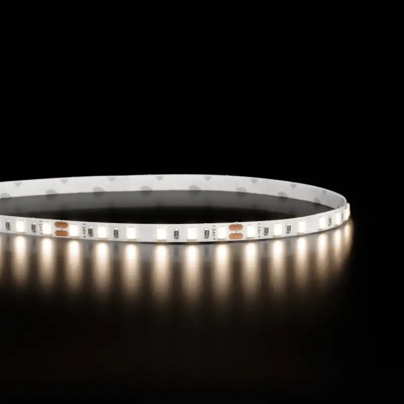 Ruban LED étroit haute fidélité IP20 - 9,6W/m - 120 LED/m - 2835E - 5m - 24V - Blanc