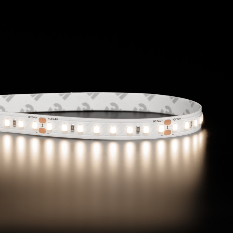 Ruban LED Haute efficacité (160 lm/w) - 14,8W/m - IP20 – Blanc – 128 LED/m – 2835H - 5m - 24V