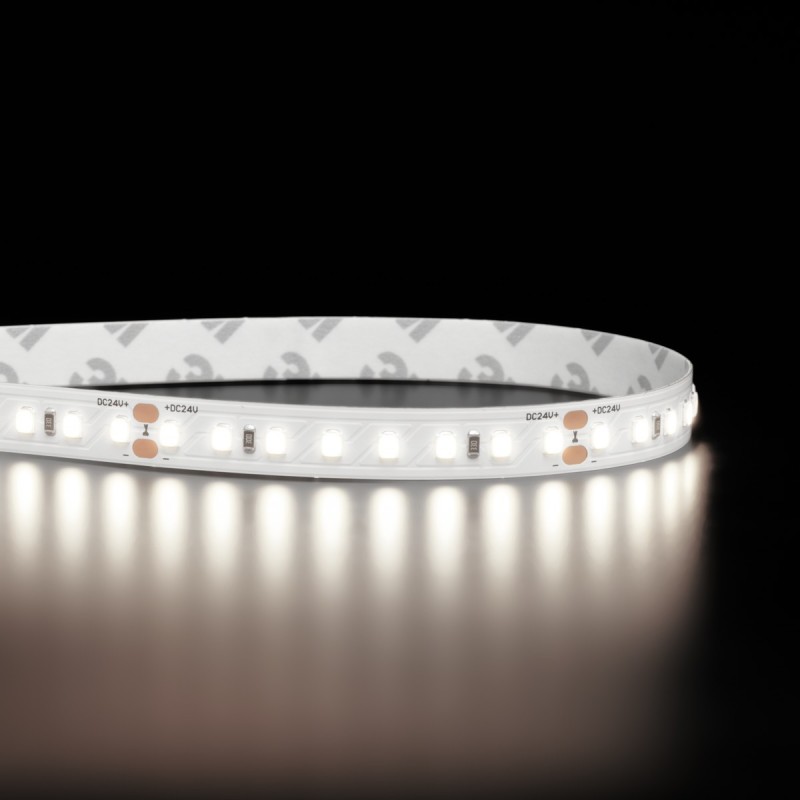 Ruban LED Haute efficacité (160 lm/w) - 14,8W/m - IP20 – Blanc – 128 LED/m – 2835H - 5m - 24V
