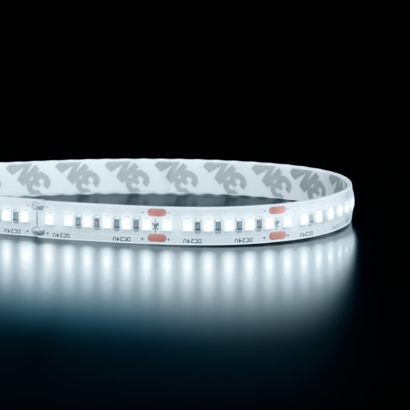 Ruban LED haute fidélité IP65 2835 - Blanc - 14,4W/m - 180 LED/m - 5m