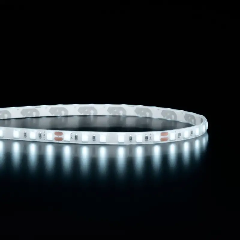 Ruban LED étroit haute fidélité IP65 - 4,8W/m - 120 LED/m - 2835E - 5m - 24V - Blanc