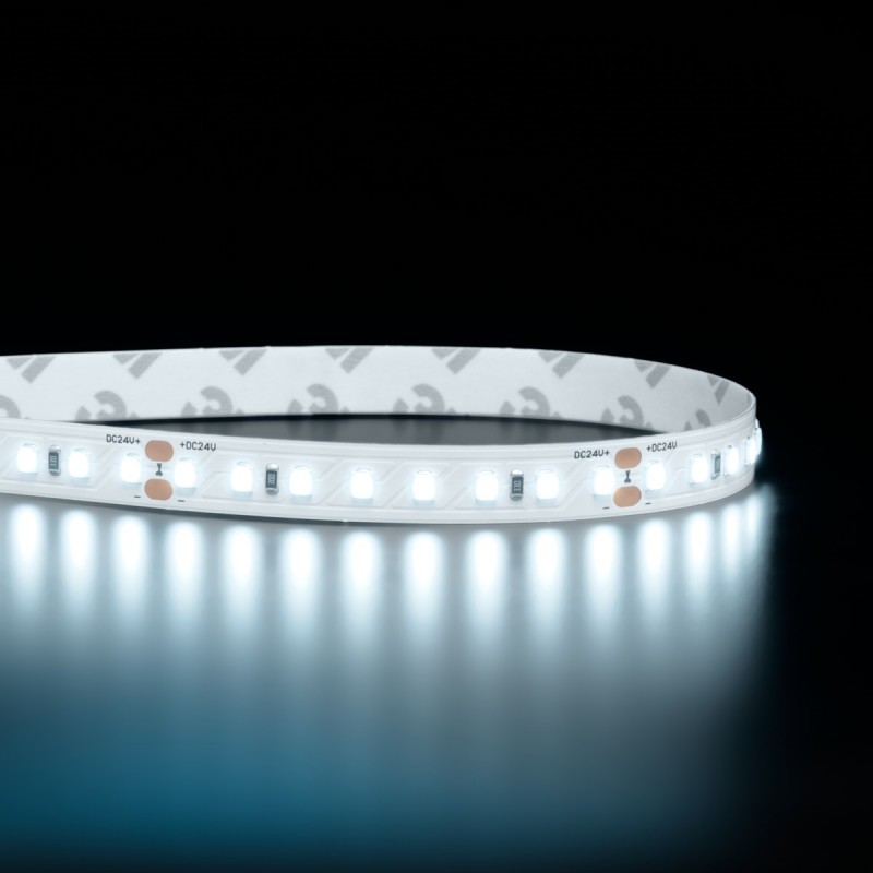 Ruban LED Haute efficacité (160 lm/w) - 14,8W/m - IP20 – Blanc – 128 LED/m – 2835H - 5m - 24V