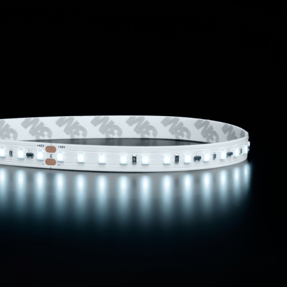 Ruban LED XXL haute fidélité IP20 - 8W/m - 120 LED/m - 2835 - 50m - 48V - Blanc