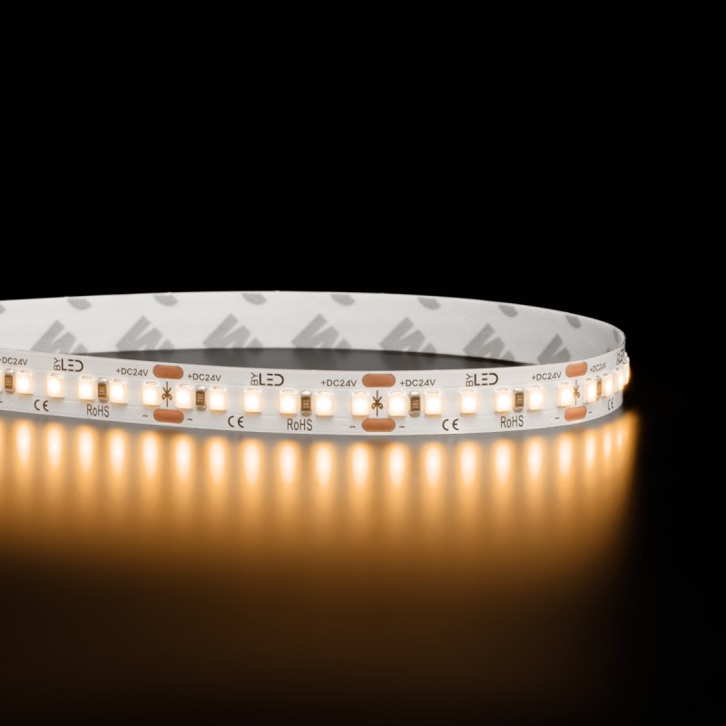 Ruban LED vendu au mètre - 14,4W/m - IP20 - Blanc - 180 LED/m - 24V