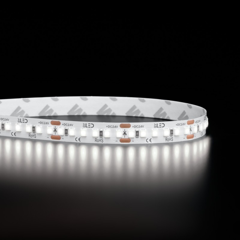 Ruban LED vendu au mètre - 14,4W/m - IP20 - Blanc - 180 LED/m - 24V