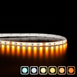 Mini ruban LED 5mm de large - 14,4W/m - IP20 - Blanc - 120 LED/m - 2835E - 24V
