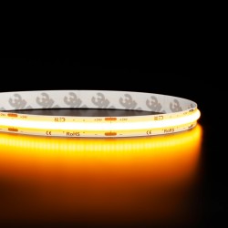 Ruban LED COB - 15W/m - IP20 - Blanc - 480LED/m - à la coupe - 24V
