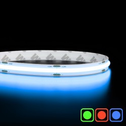 Ruban LED COB couleur lumière continue - 10W/m - IP20 - 480 LED/m - 5m – 24V