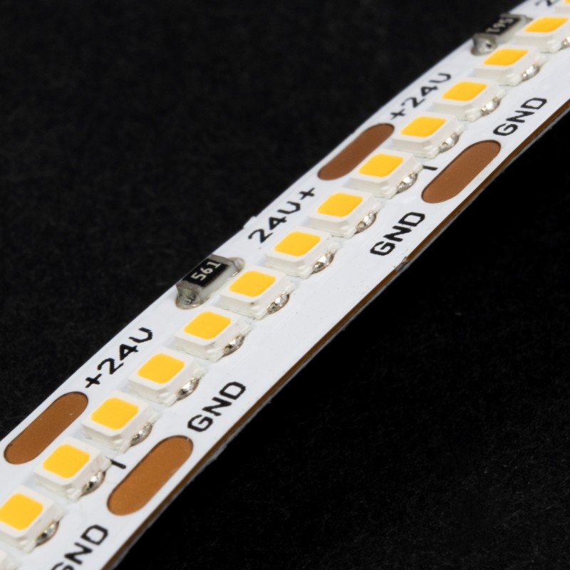 Ruban LED Haute densité (120 lm/w) - 13W/m - IP20 - Blanc - 420 LED/m - 2216+ - à la coupe - 24V