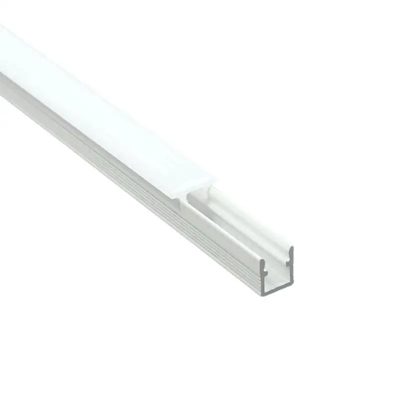 Profilé aluminium blanc encastrable pour ruban LED - E55 - CRAFT