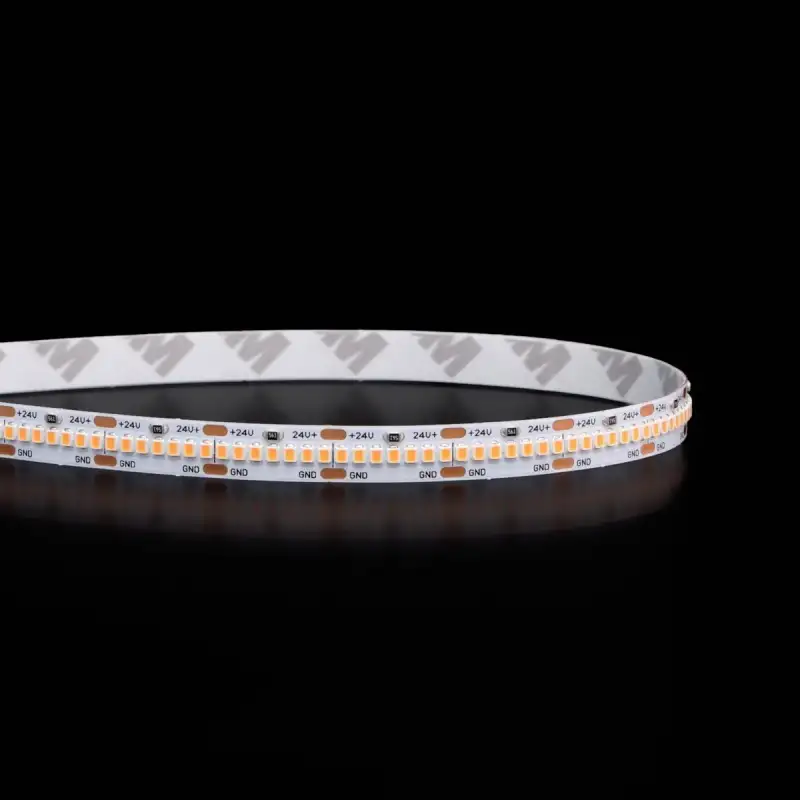 Ruban LED Haute densité (120 lm/w) - 13W/m - IP65 - Blanc - 420 LED/m - 2216+ - à la coupe - 24V