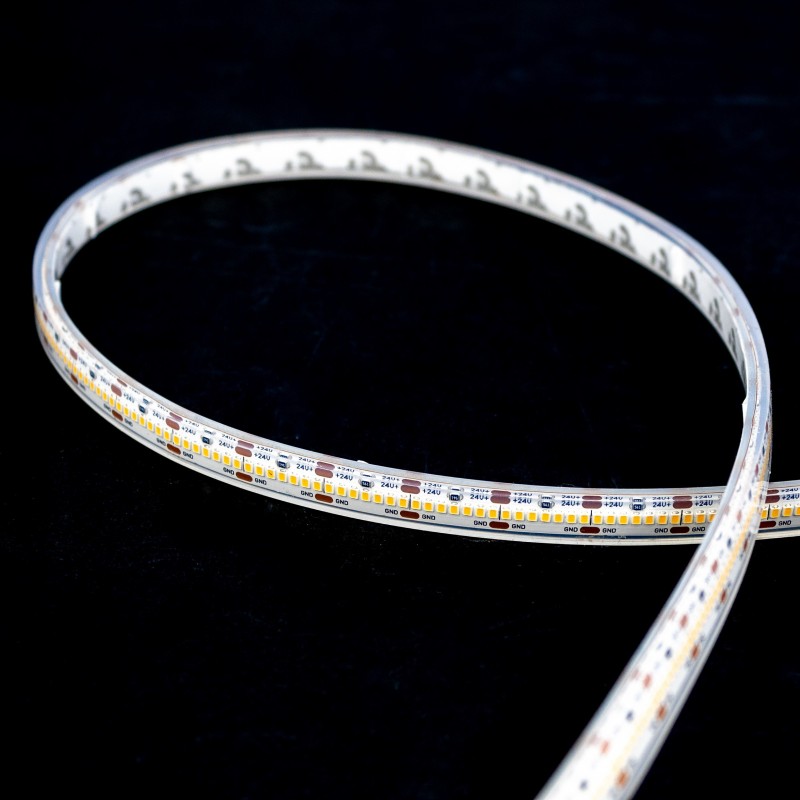 Ruban LED Haute densité (120 lm/w) - 13W/m - IP68 - Blanc - 420 LED/m - 2216+ - à la coupe - 24V