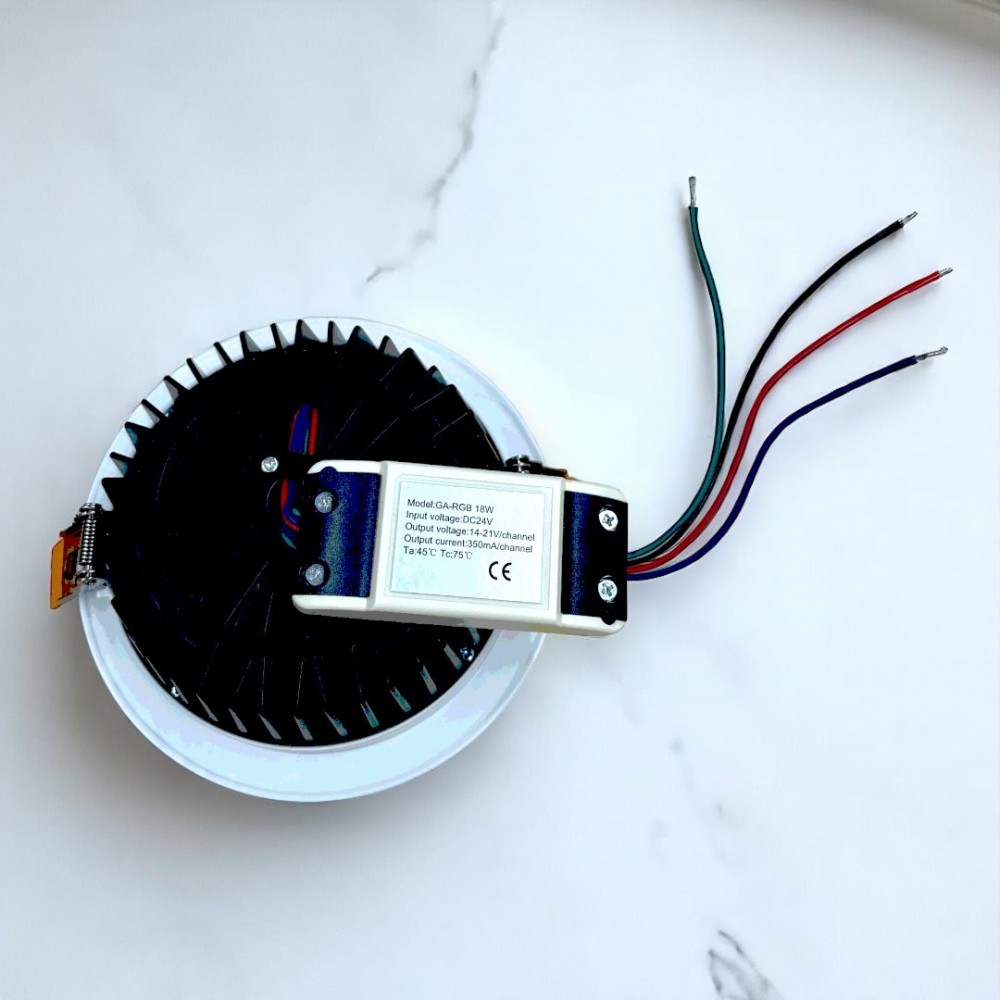 Spot LED Cobox 18W - 100° – RGB – 24V