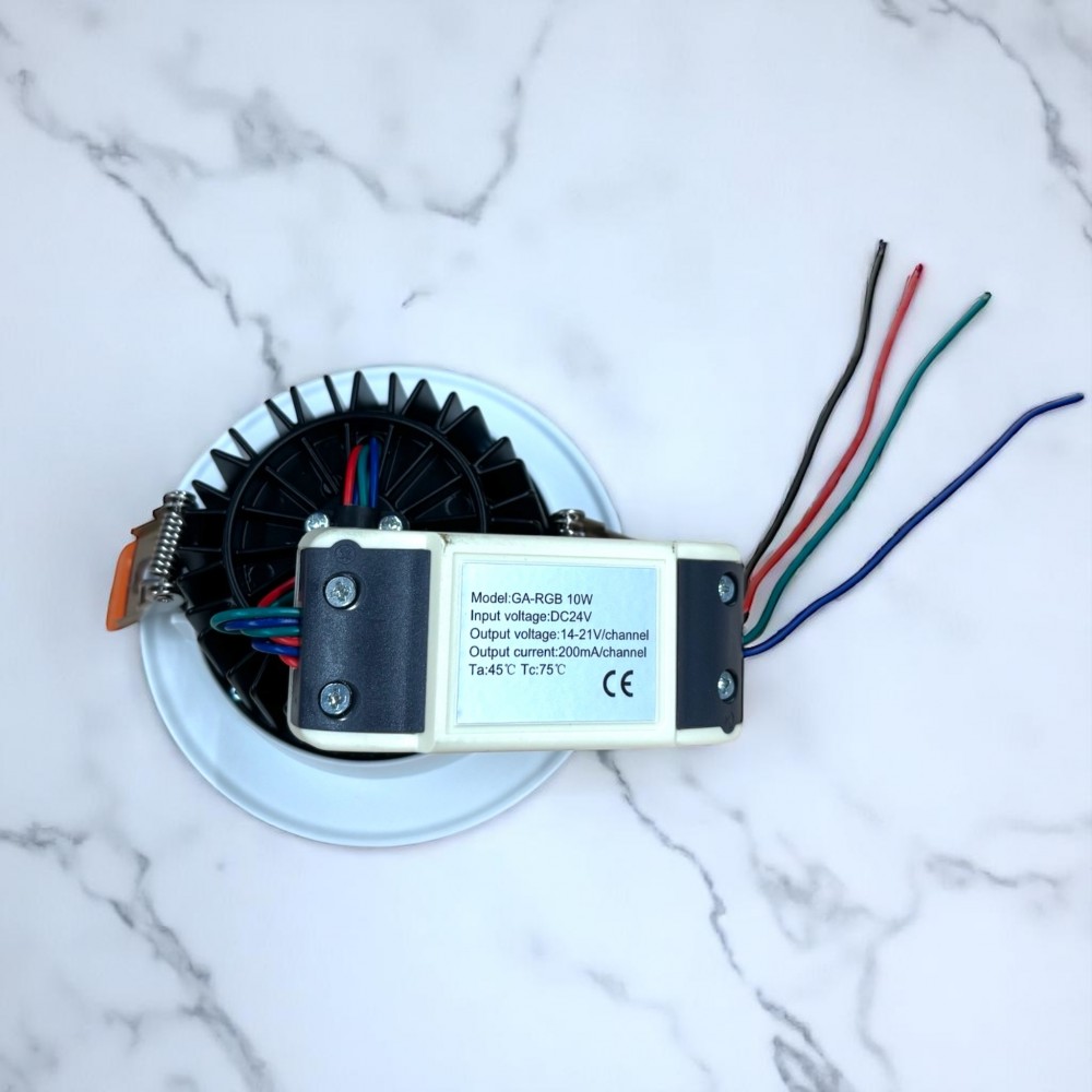 Spot LED Cobox 10W - 85° – RGB – 24V