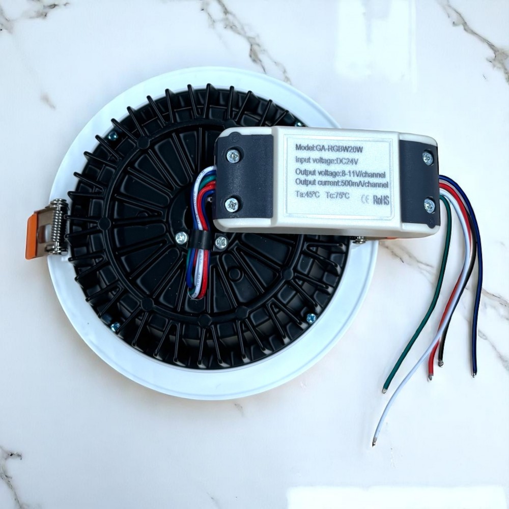 Spot LED Cobox 20W - 100° – RGBW – 230V
