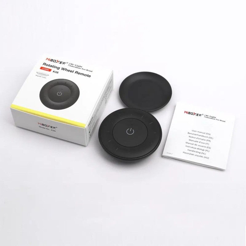 Télécommande Dimmer/CCT murale - MiBoxer K3SB - Noir