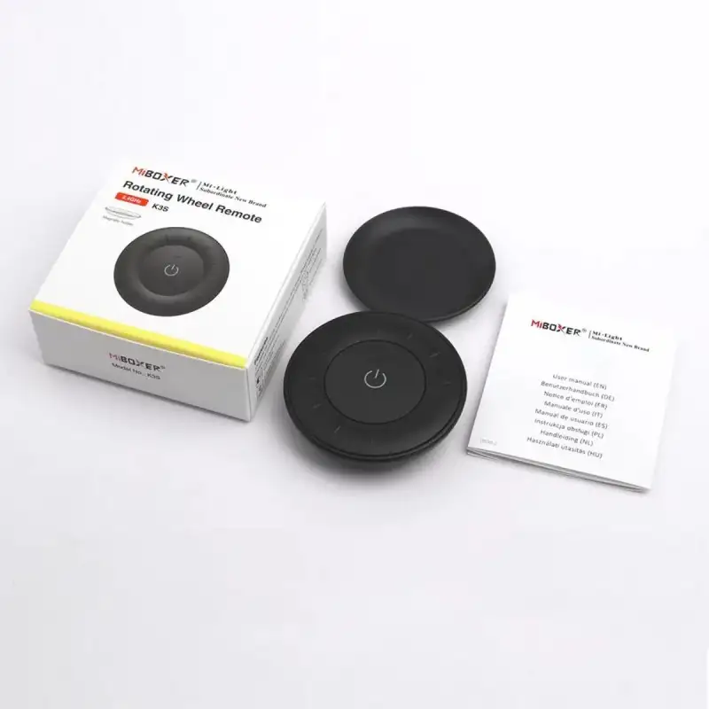 Télécommande Dimmer/CCT murale - MiBoxer K3SB - Noir