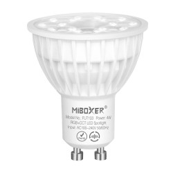 Ampoule LED GU10 RGB+CCT - 230V - 4W - MiBoxer FUT103