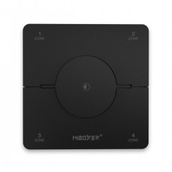 Télécommande murale Dimmer/CCT - 4 zones - MiBoxer K0S - Noir