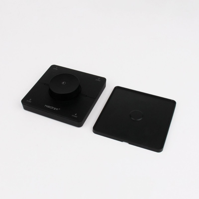 Télécommande murale Dimmer/CCT - 4 zones - MiBoxer K0S - Noir