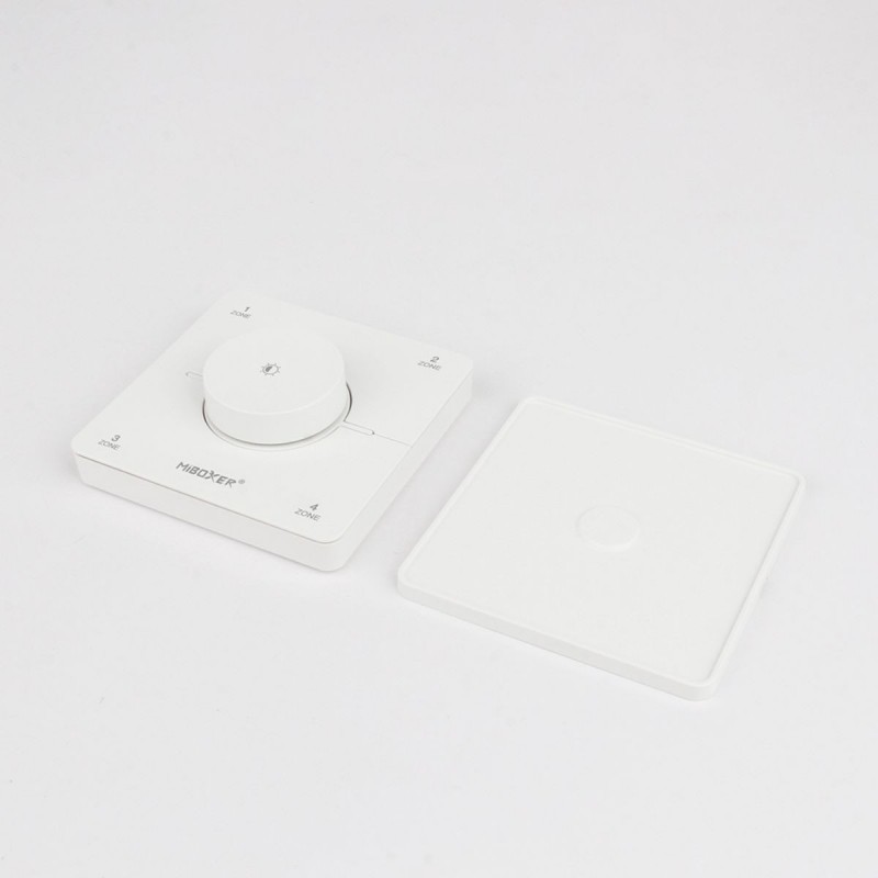 Télécommande murale Dimmer/CCT - 4 zones - MiBoxer K0S - Blanc