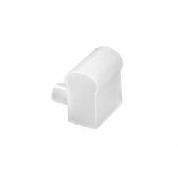 Embout pour ruban néon flex LR1225 troué- coté droit