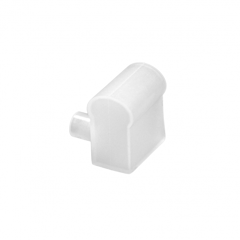 Embout pour ruban néon flex LR1225 troué- coté droit