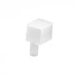 Embout pour ruban néon flex D1616 troué- coté/bas