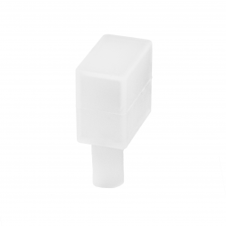 Embout pour ruban néon flex L1220 troué- bas