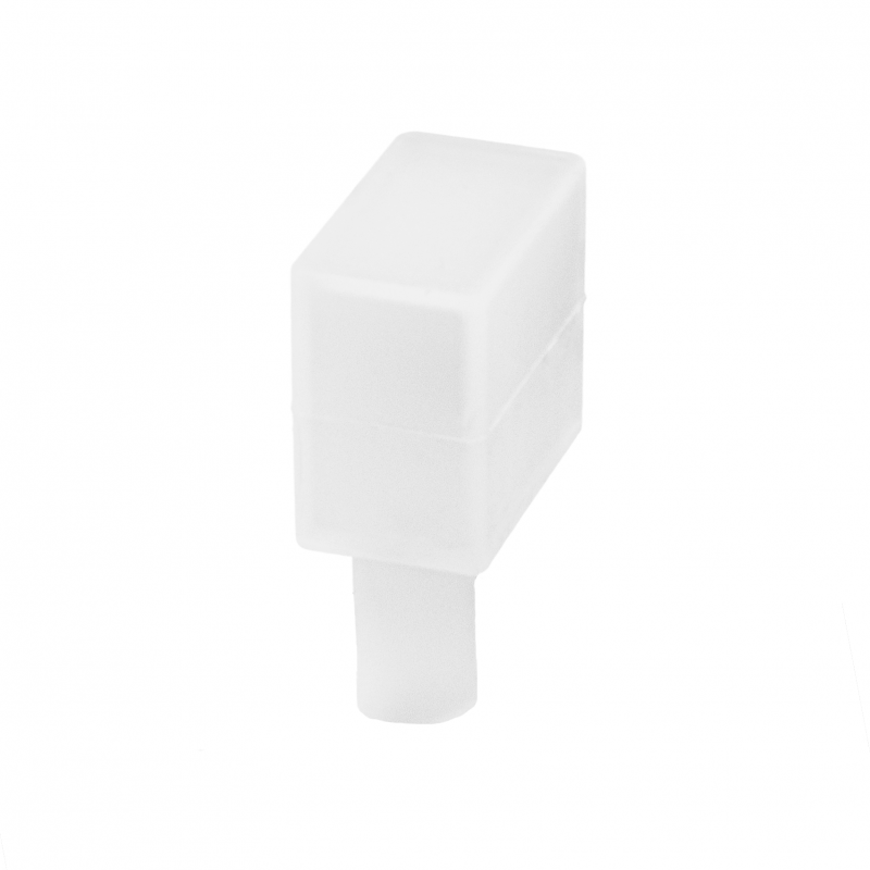 Embout pour ruban néon flex L1220 troué- bas