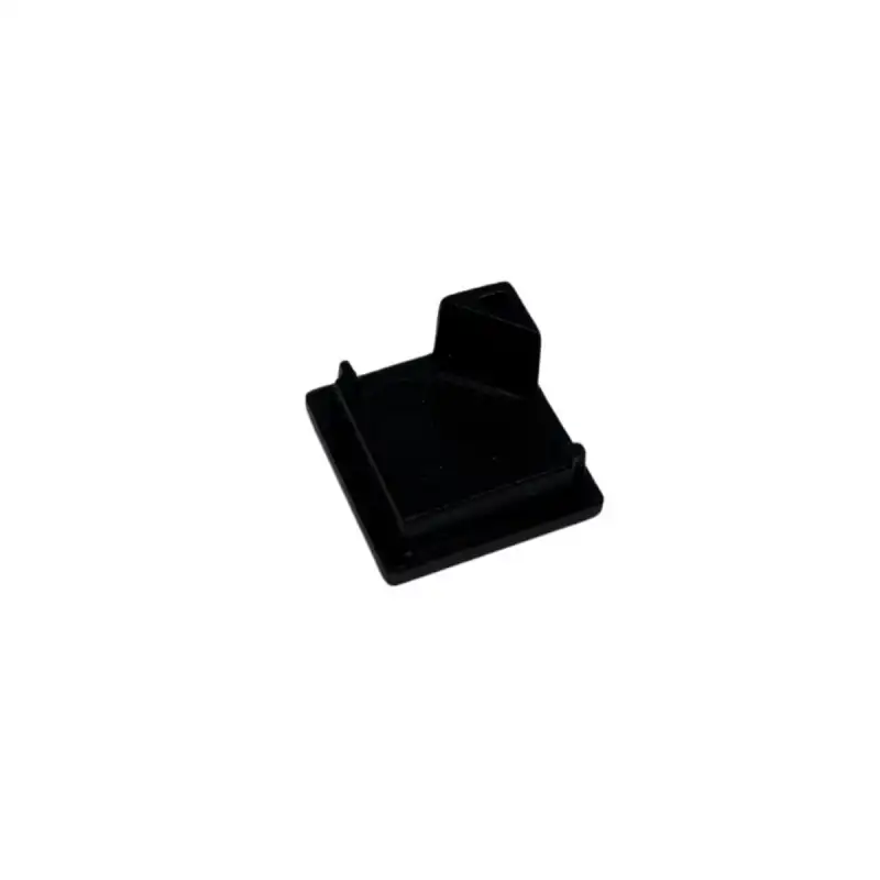 Embout de finition carré pour profilé A01 non troué - Noir (l'unité)