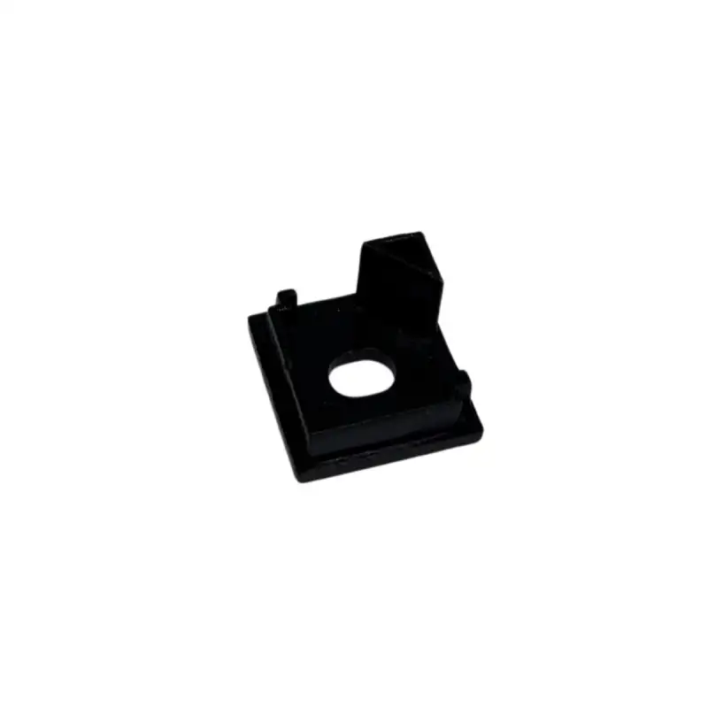 Embout de finition carré pour profilé A01 troué - Noir (l'unité)