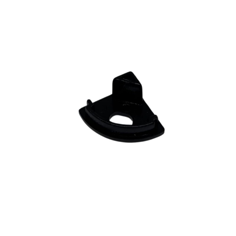 Embout de finition rond pour profilé A01 troué - Noir (l'unité)