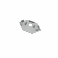 Embouts de finition pour profilé E23 troué Gris