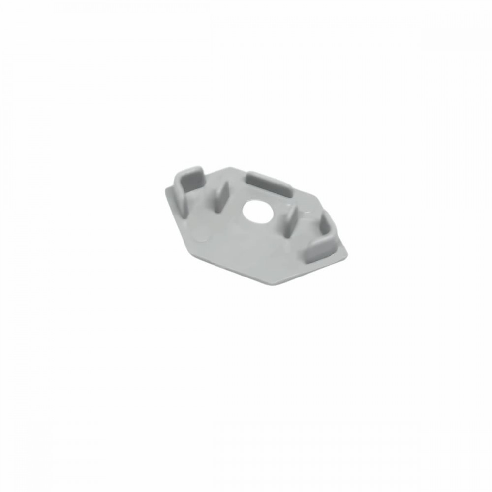 Embouts de finition pour profilé E23 troué Gris