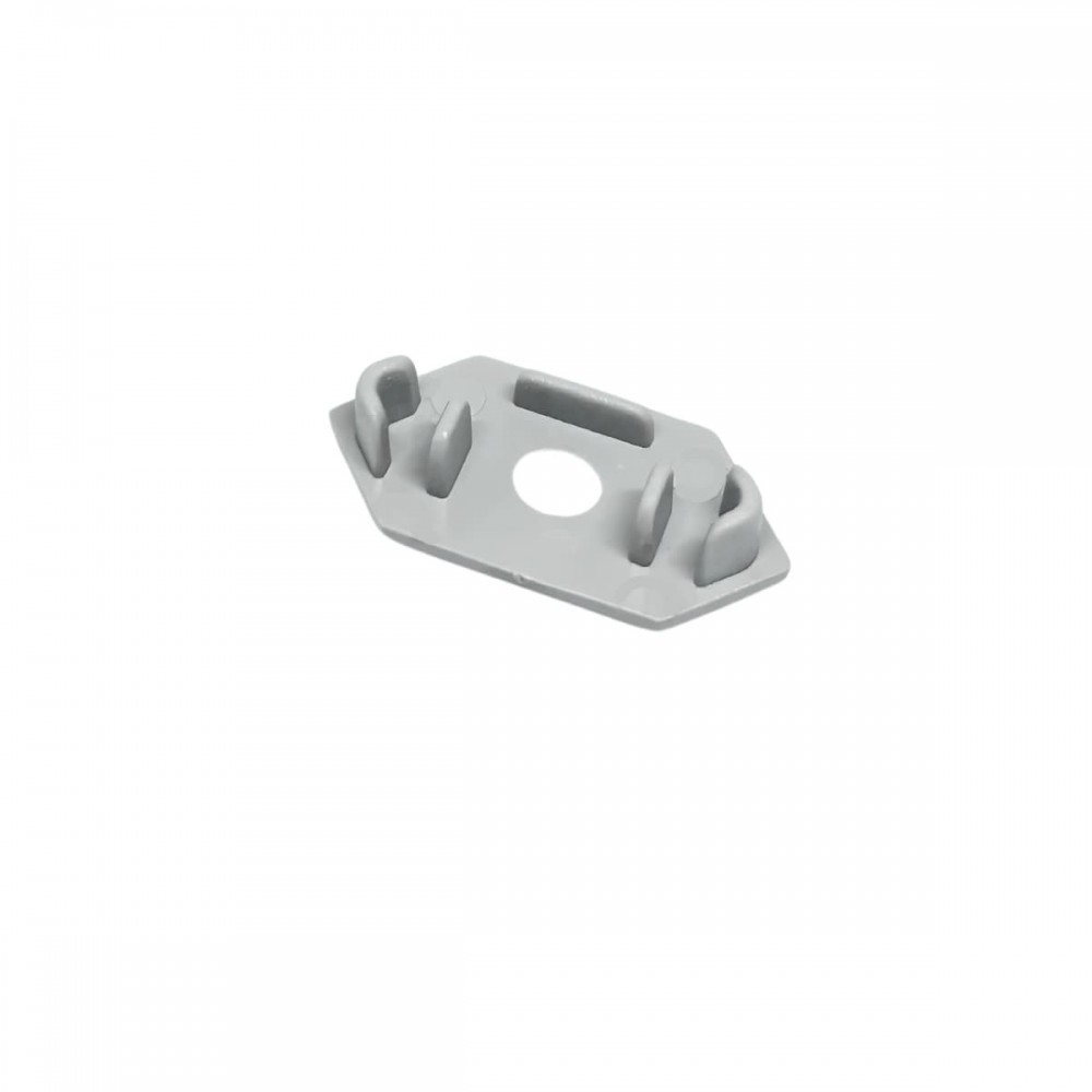 Embouts de finition pour profilé E24 troué Gris